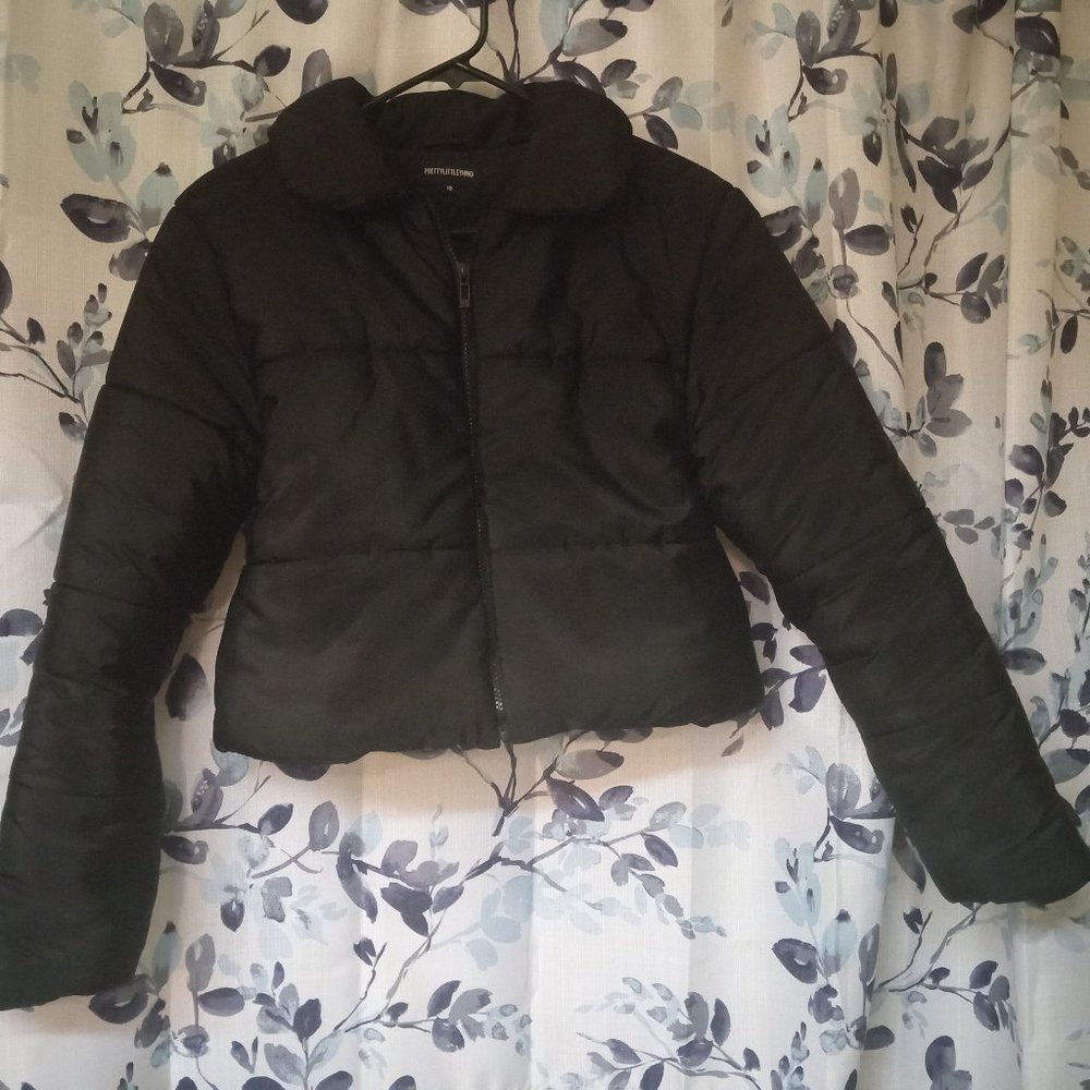 Puffer cropped jacket